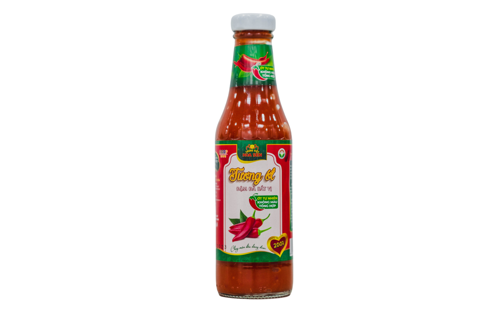 Chili sauce glass bottle 330gr